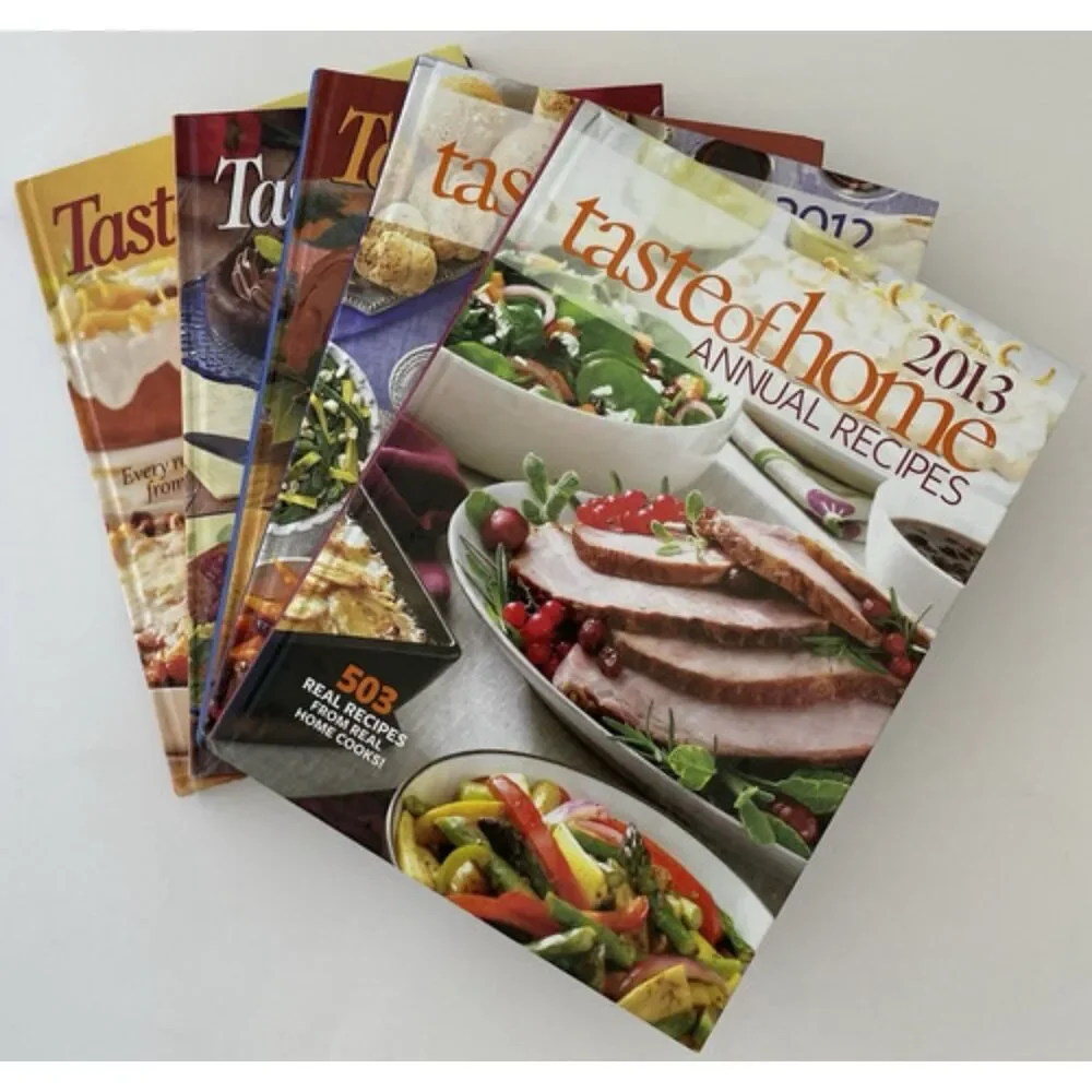 Taste of Home Annual Recipes Lot of 5 Books (Hardcover)